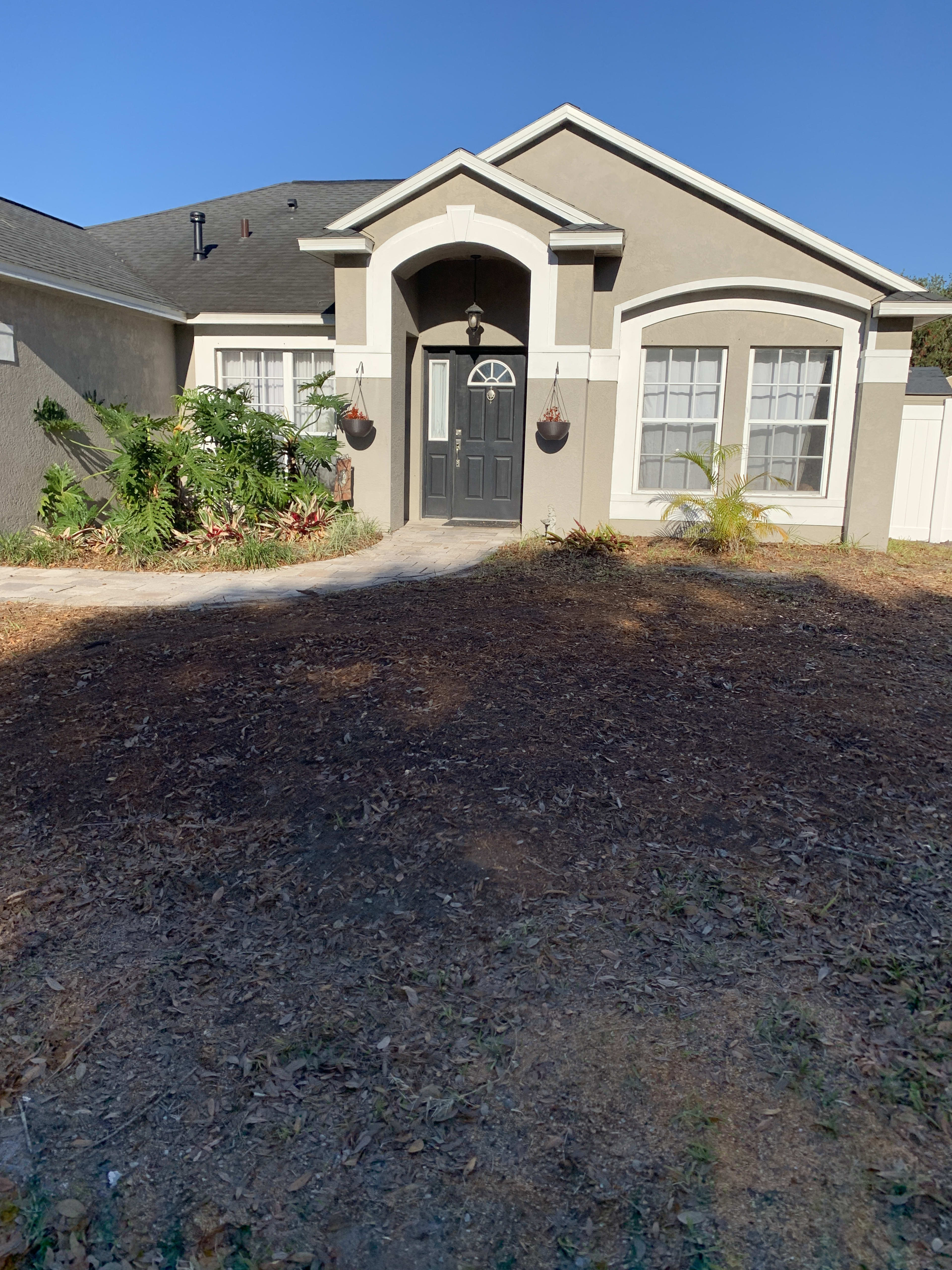 Before Retaining Wall