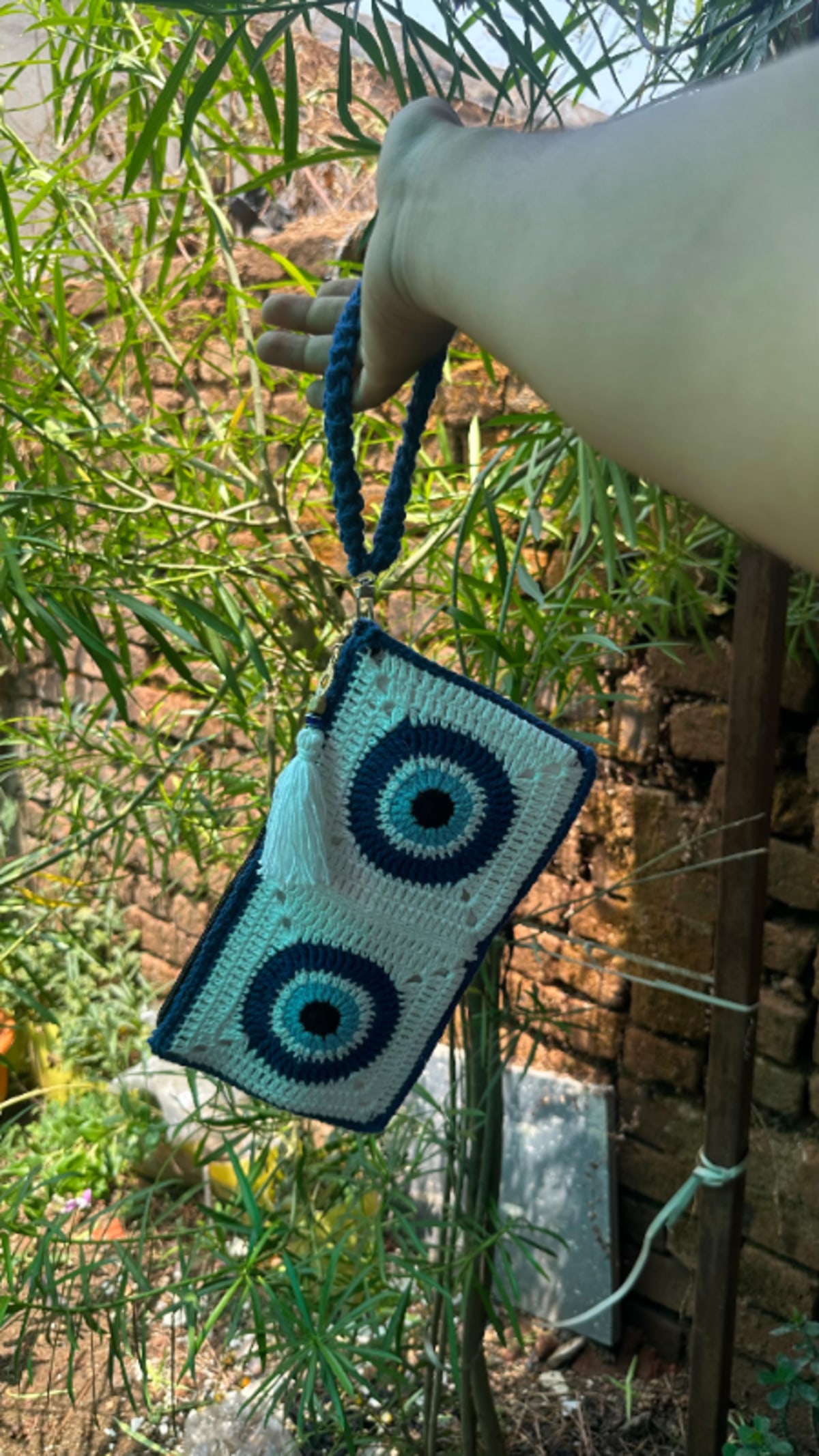 Evil eye purse
