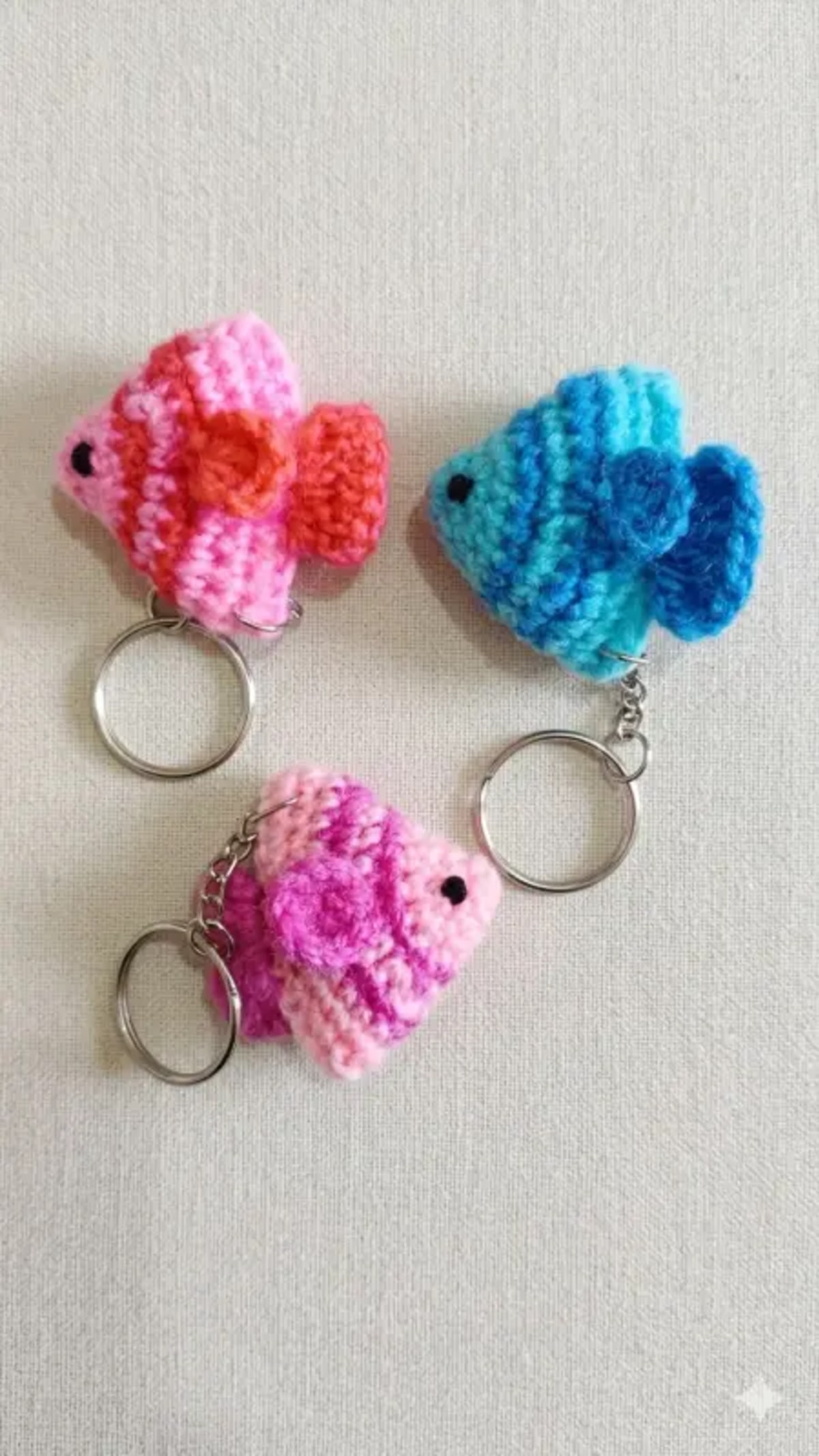 fish keychain