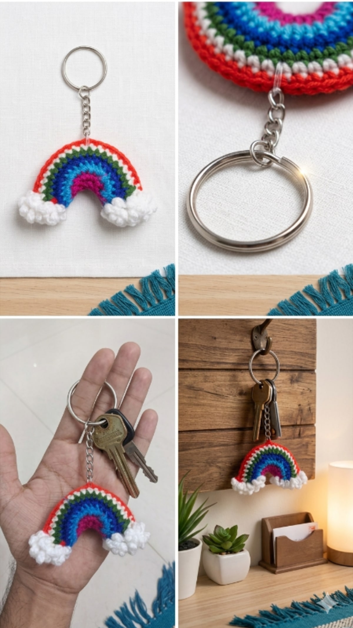 Rainbow keychain — image 1