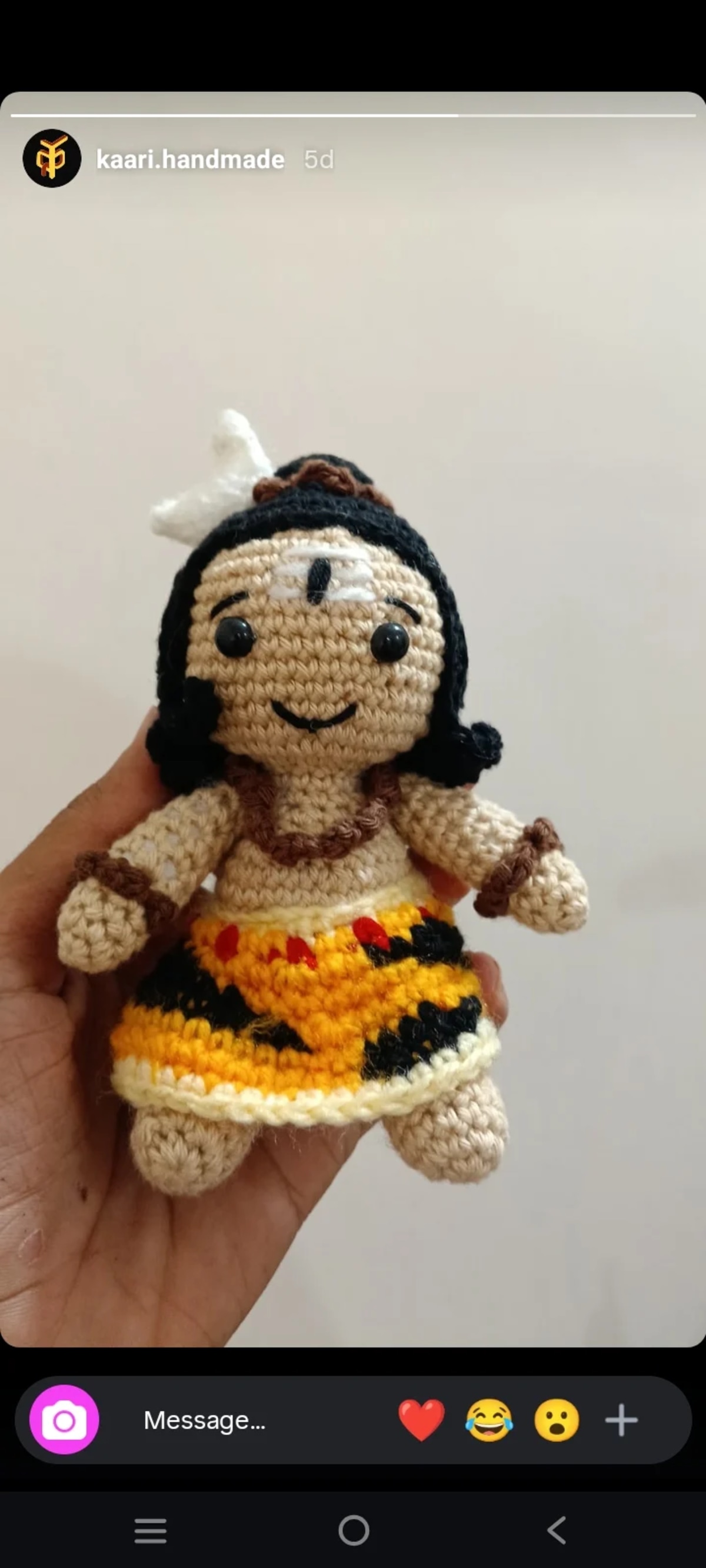 crochet shiva doll — image 2