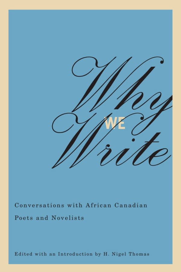 Why We Write cover