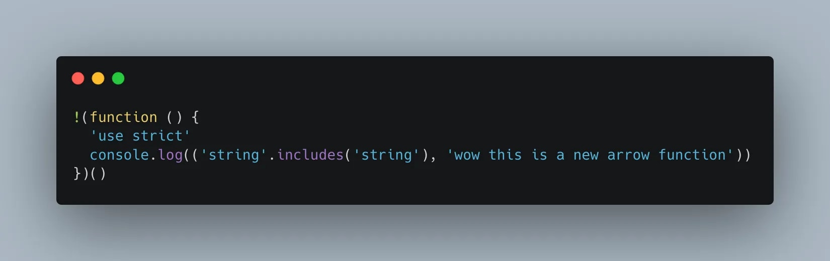 Minified code for my babel compiled code with a set browserslist