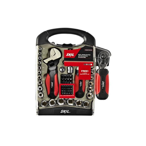 Skil 45 Piece Stubby Wrench Set (Red and Black)