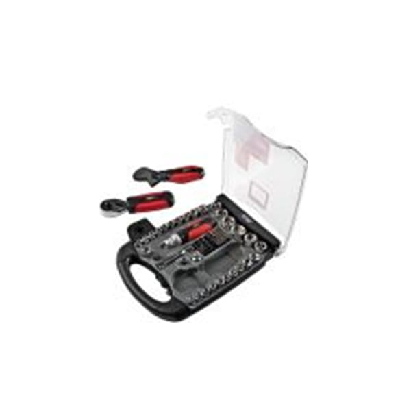 Skil 45 Piece Stubby Wrench Set (Red and Black) - Image 2