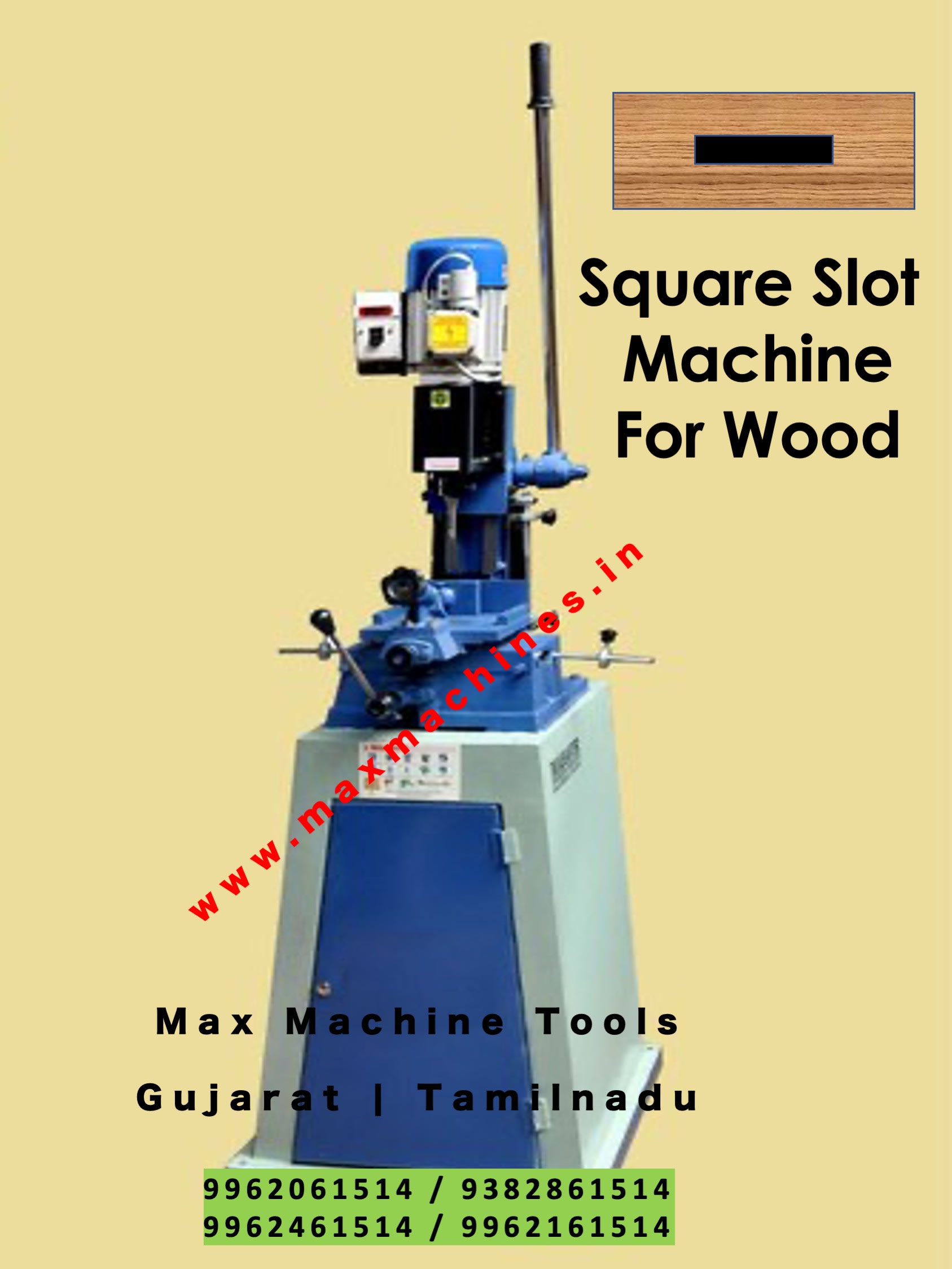 Square Holes Machines for Wood