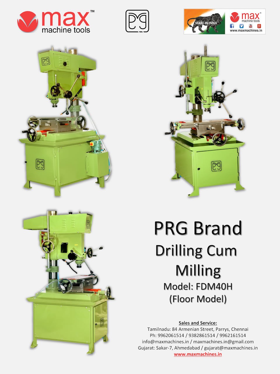 Drilling cum Milling Machine - Floor Model - Image 2