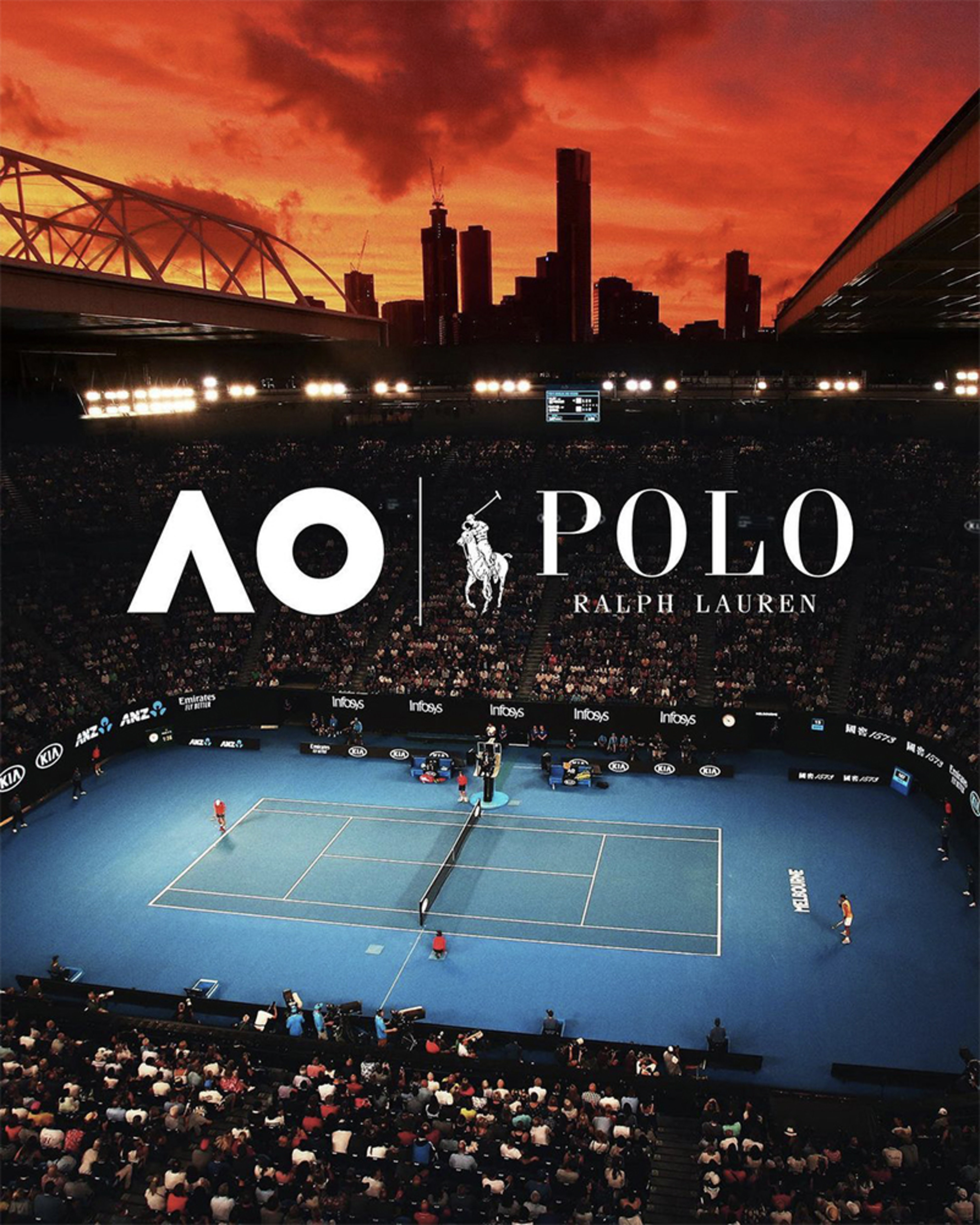 Australian Open Ralph Lauren Lockup Logo