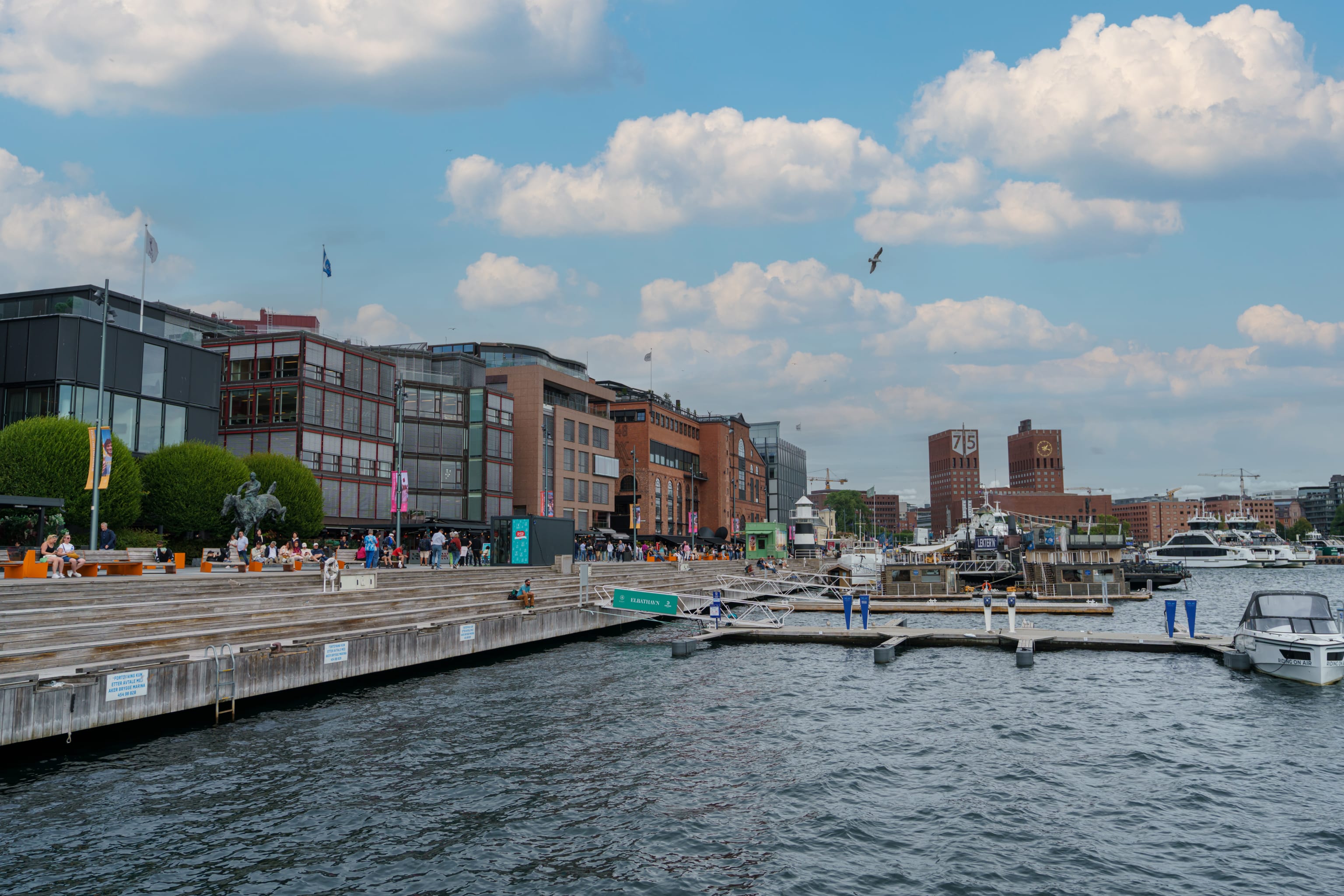 Kort vei til Aker Brygge