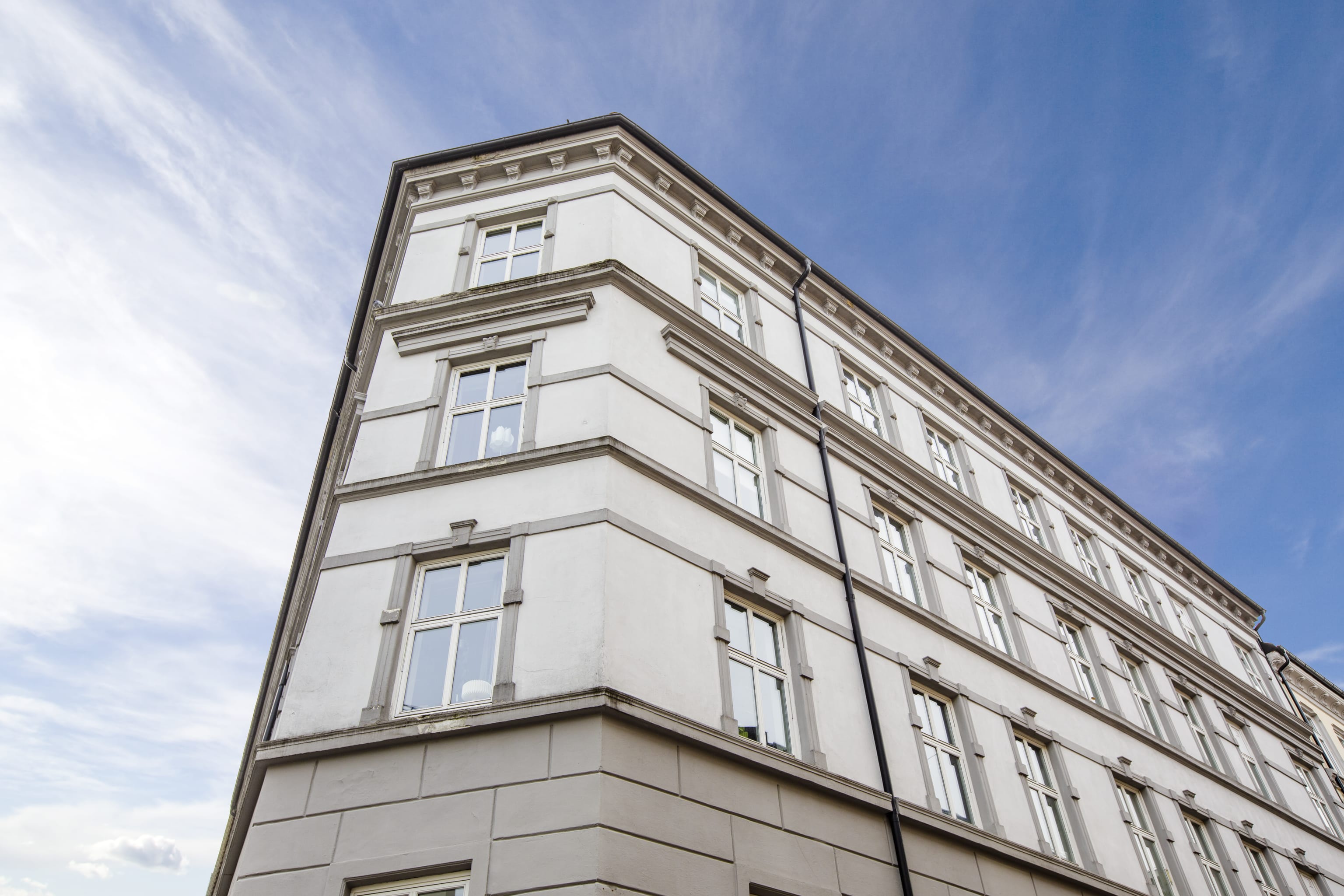 Fasade leiligheter utsiden