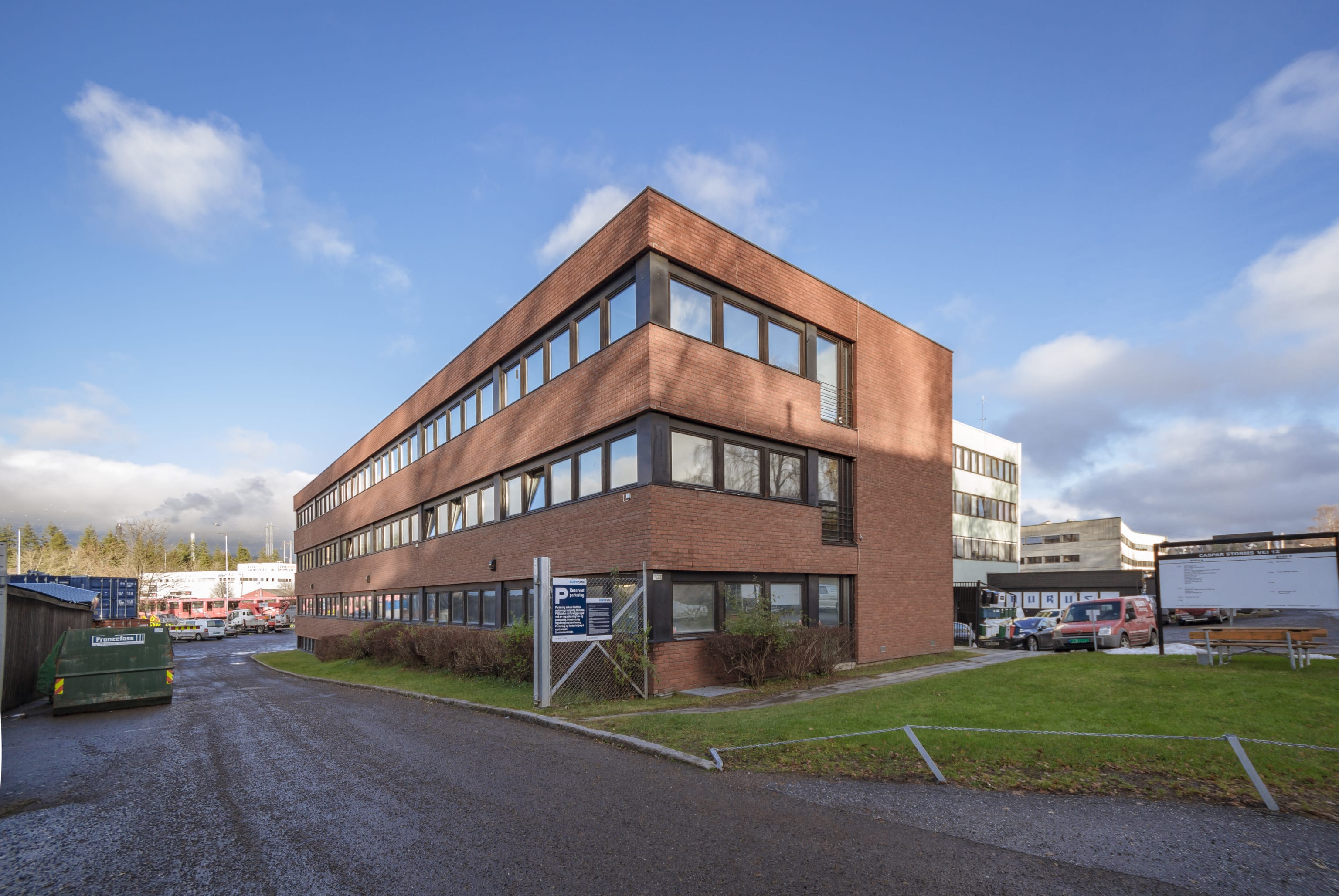 Caspar Storms vei 12 næringsbygg fasade forsiden