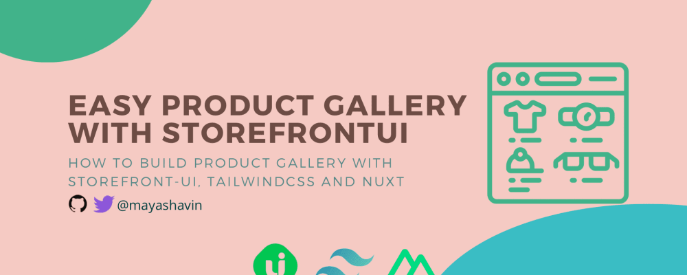 Build a product gallery app easily with TailwindCSS and StorefrontUI