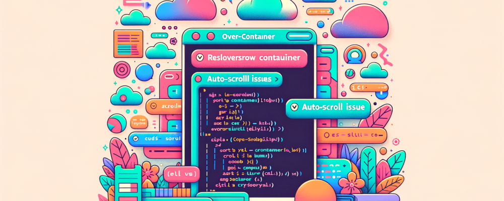 Resolving Auto-Scroll issues for overflow container in a Nuxt app