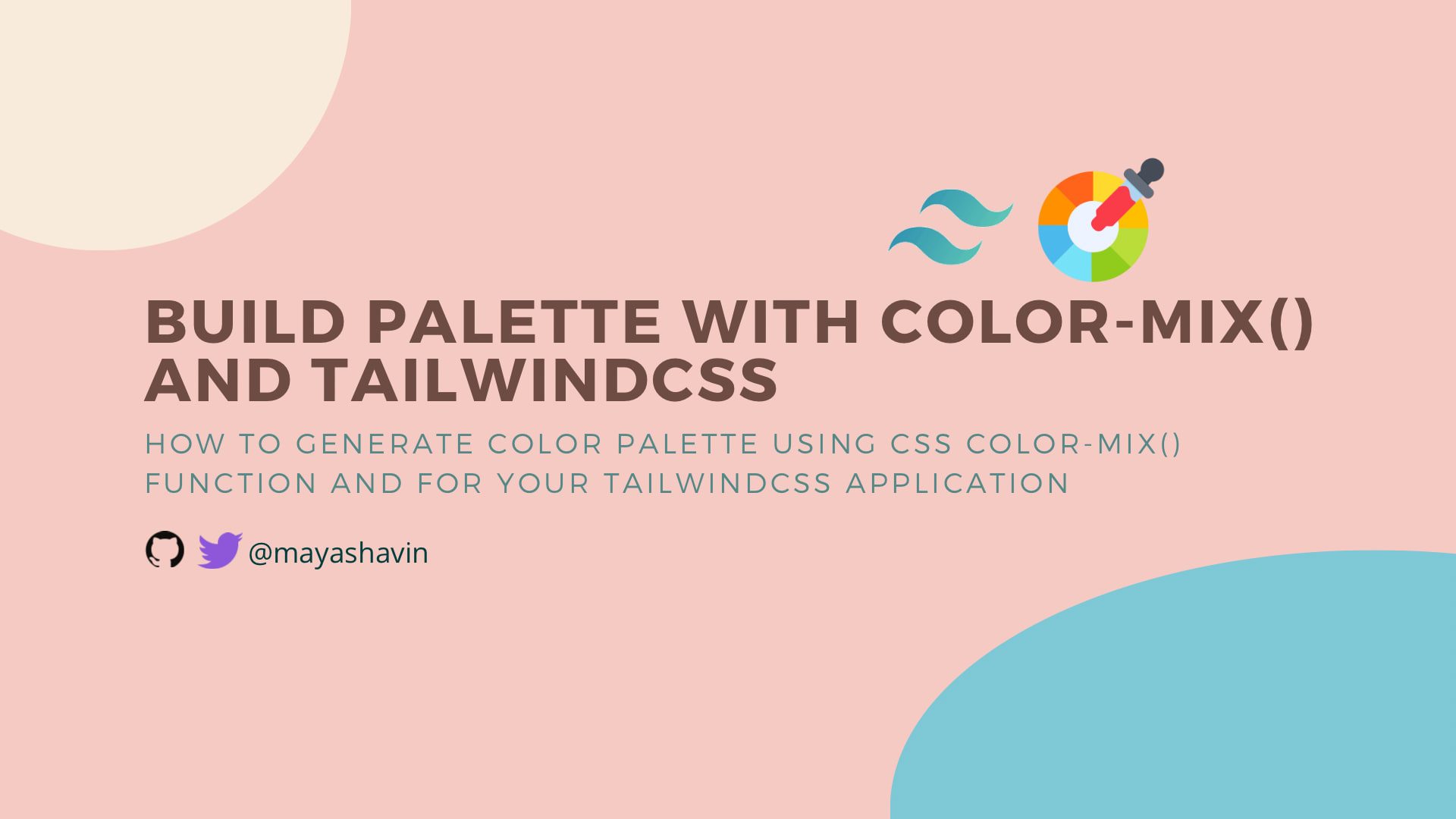 Build a custom palette using color-mix() in TailwindCSS