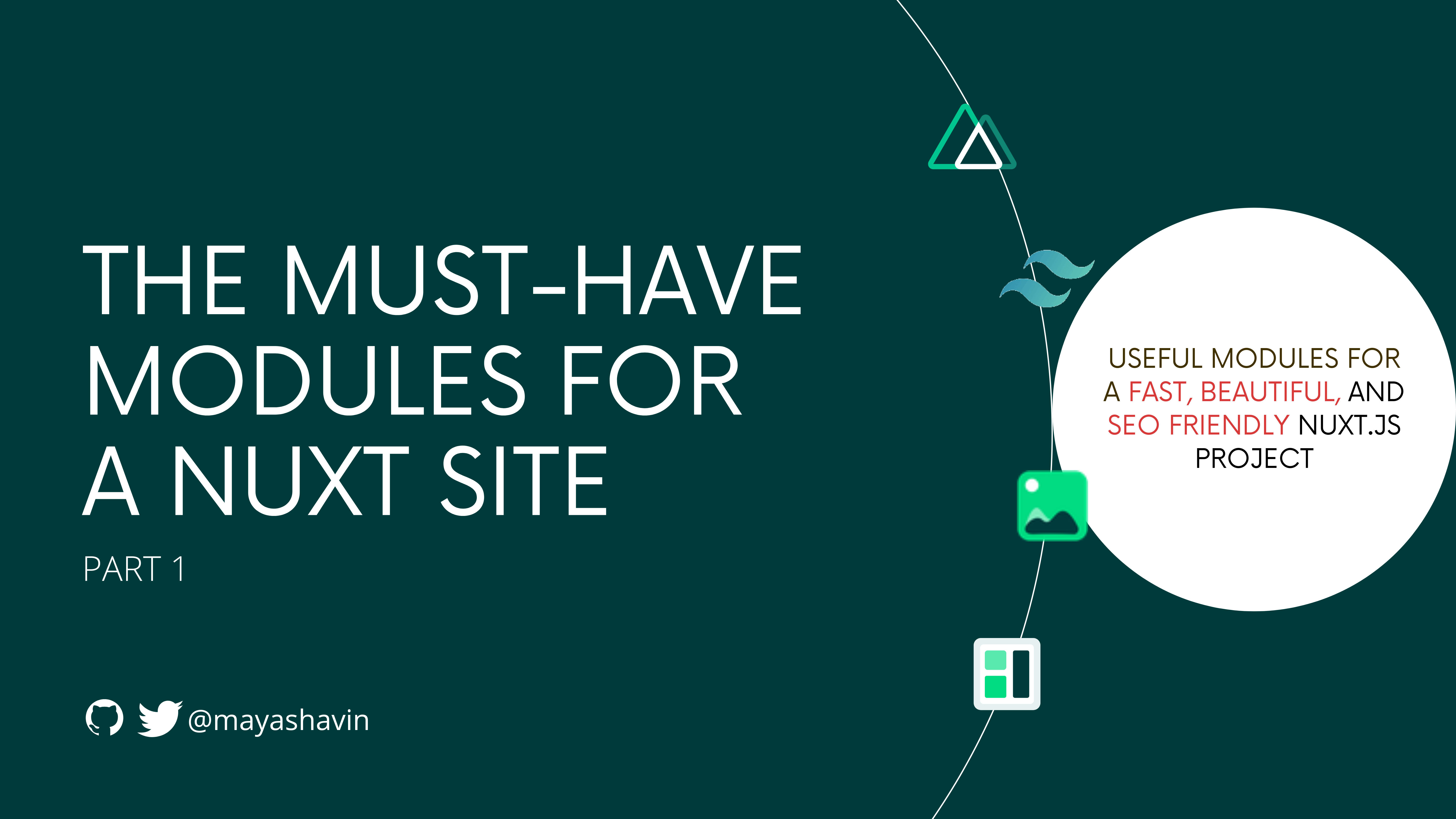 The must-have modules for a Nuxt site (P.1)