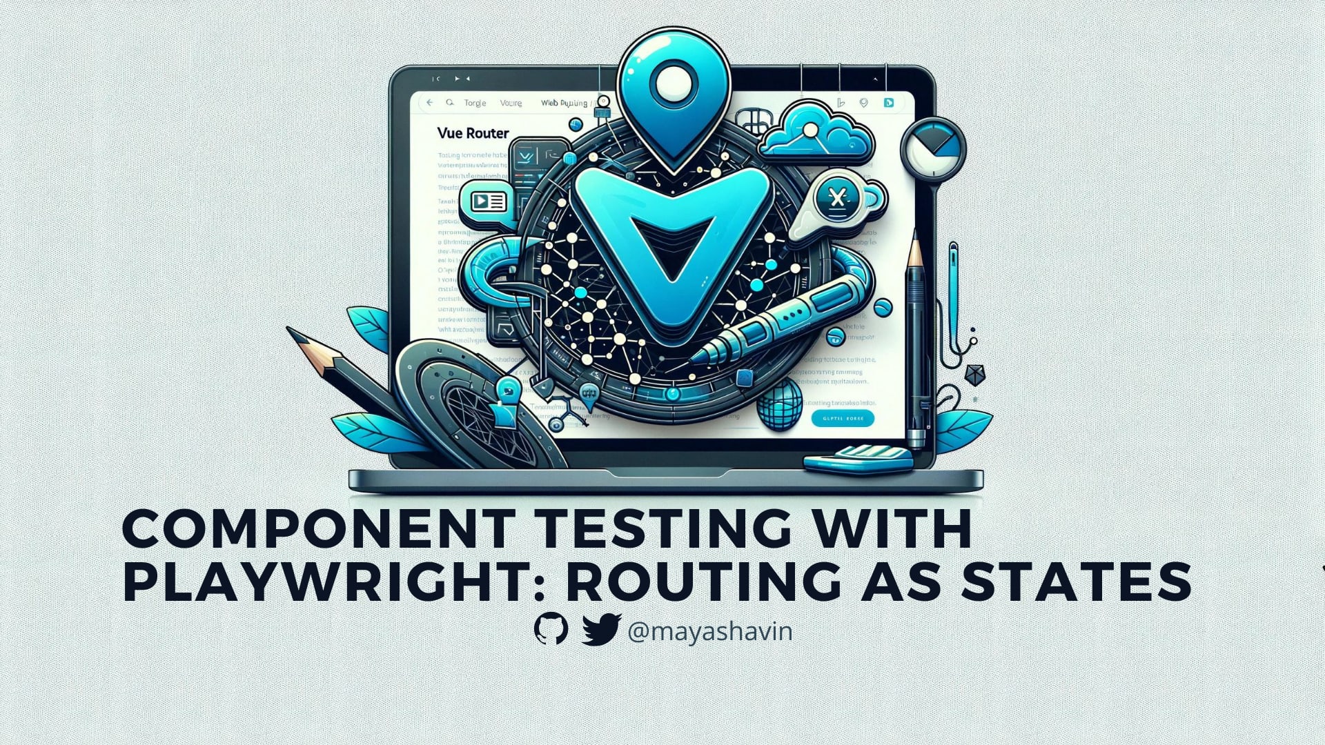 Playwright Component Testing in Vue: Using routing for states