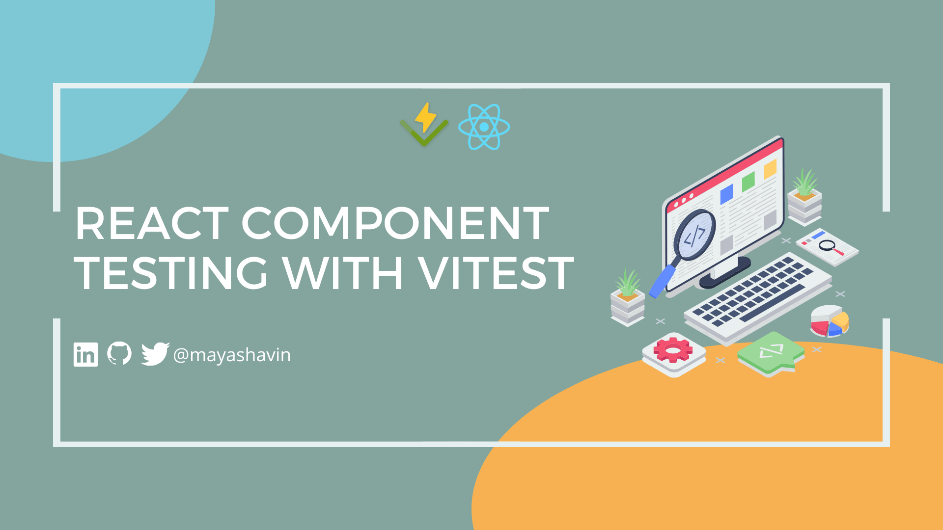 React component testing with Vitest efficiently