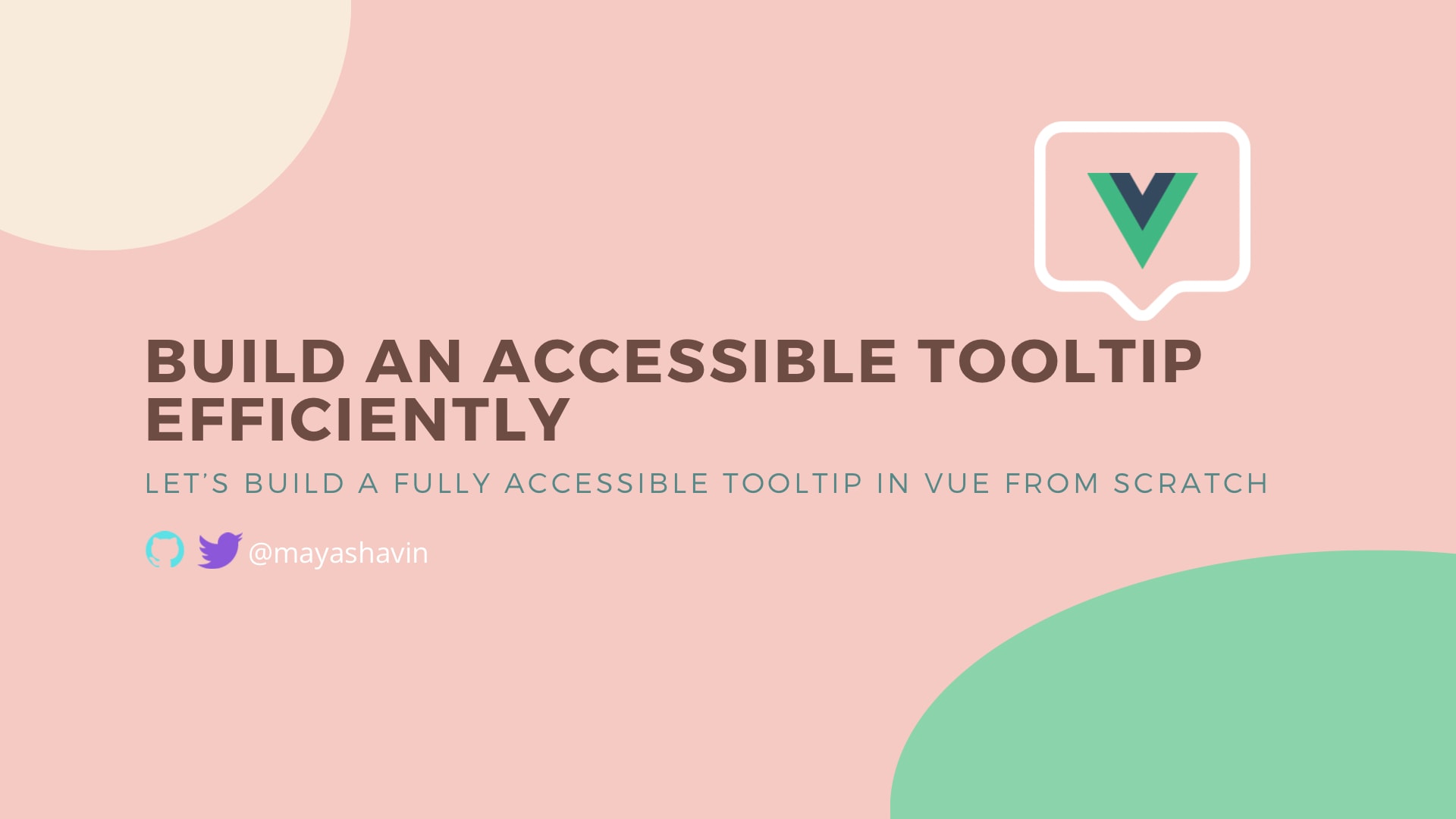 Build an accessible tooltip component efficiently with CSS and Vue