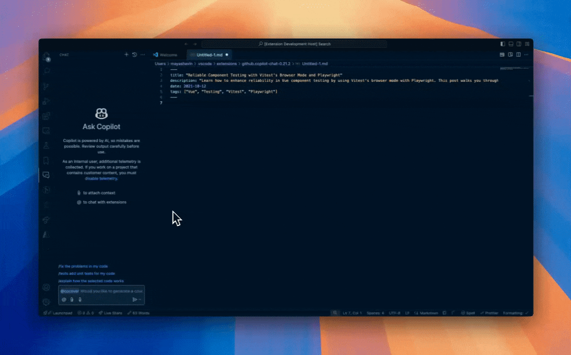 Demo of saving the generated image locally