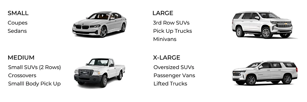 Vivid Auto Detailing Port Charlotte Vehicle Sizing Guide