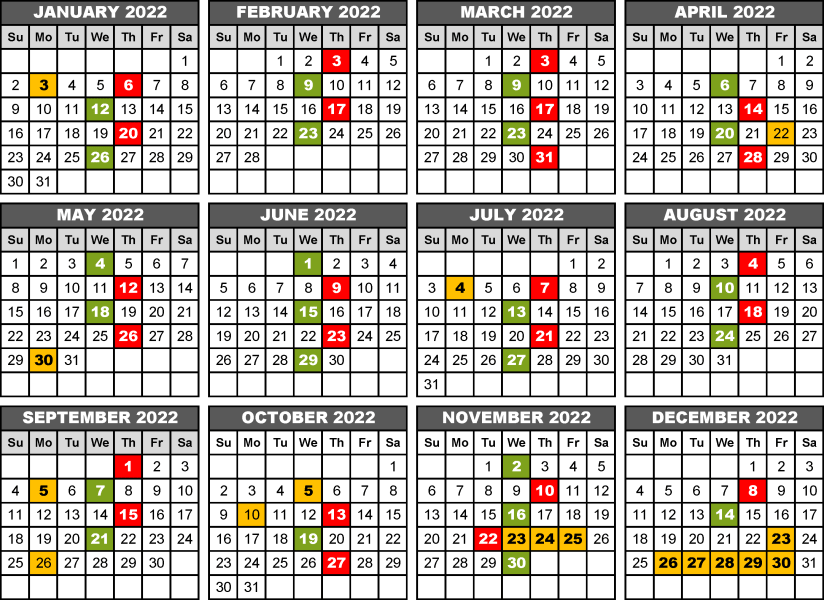 FoodShare calendar