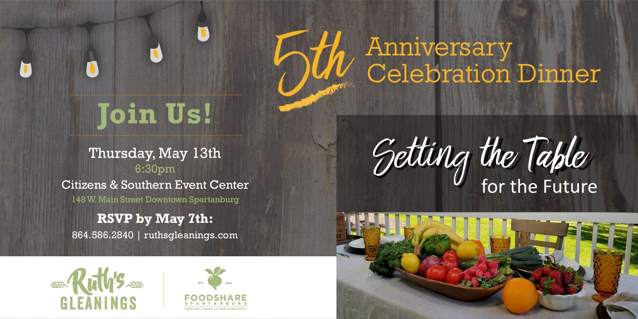5th Anniversary Celebration