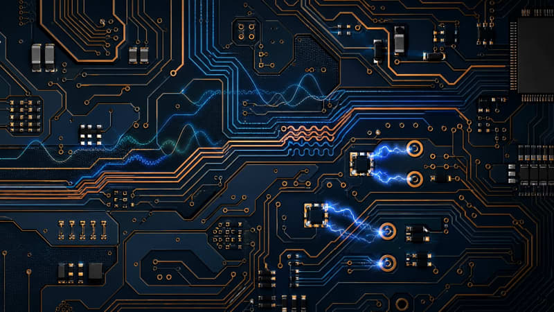 Recomendaciones de enrutado de pistas en PCB: ancho, EMI, ESD, vías y pares diferenciales