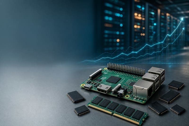 Precio RAM 2026: impacto en Raspberry Pi y makers