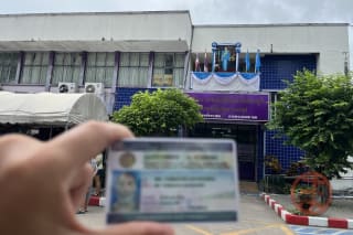 タイの運転免許証を入手できました