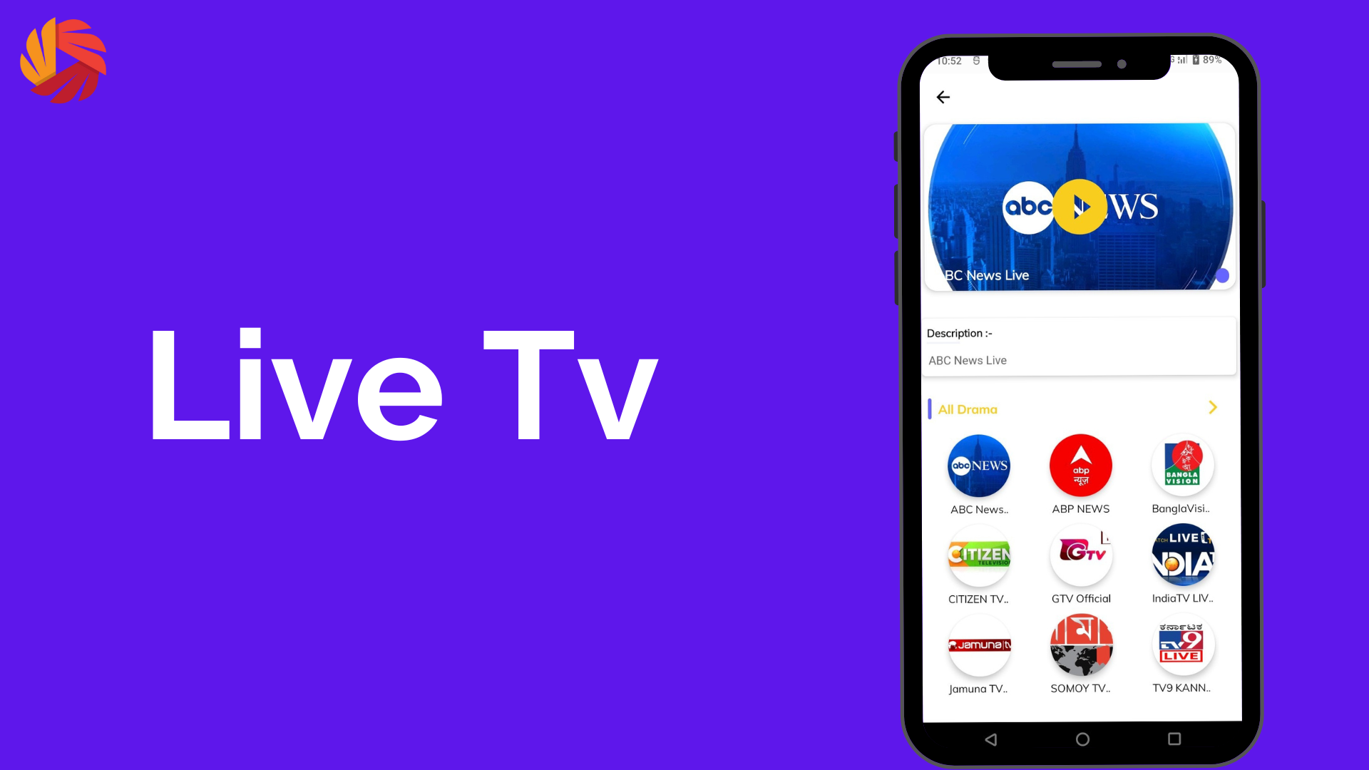 Mobtop Tv Movies - TV Series - Live TV Channels With Earning App - 11