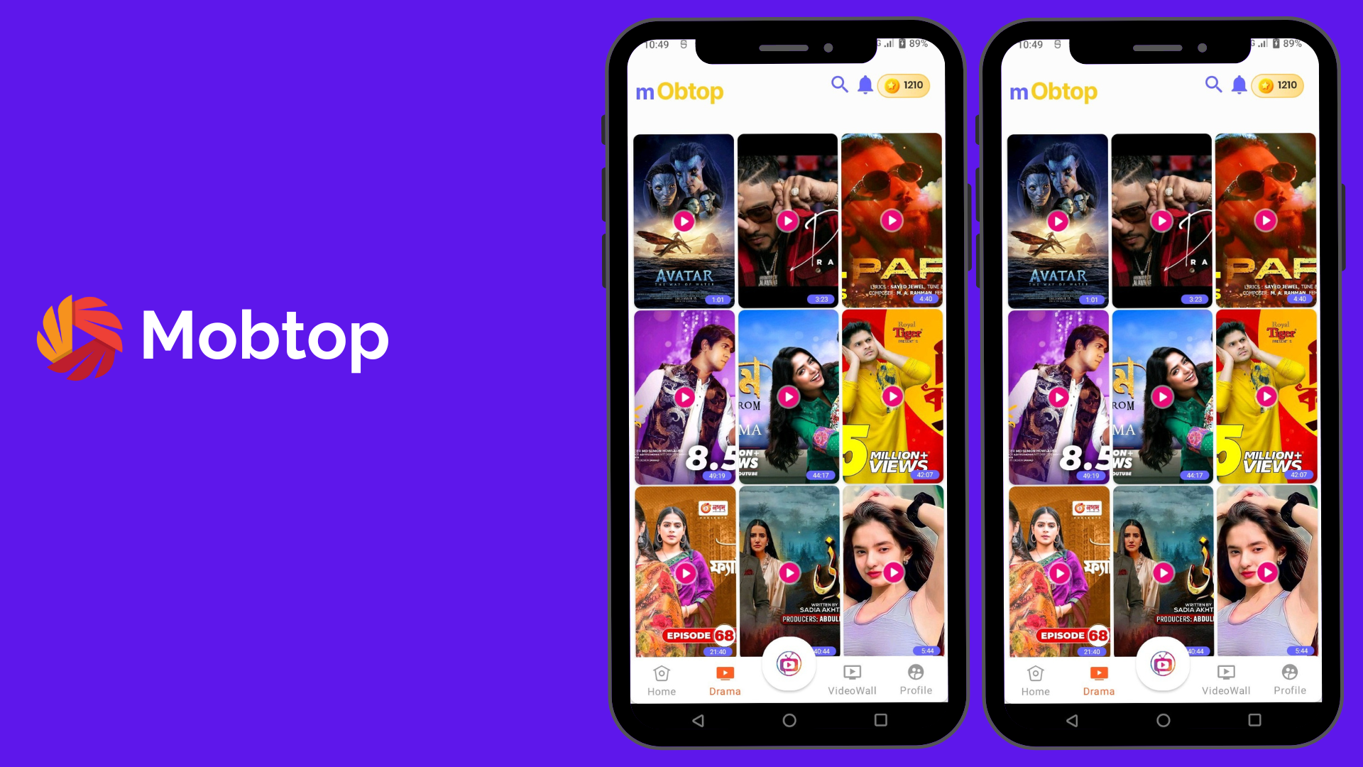 Mobtop Tv Movies - TV Series - Live TV Channels With Earning App - 5