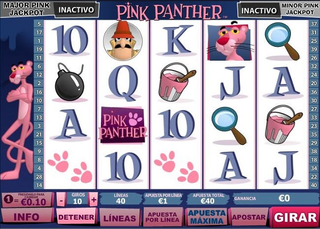 Tragaperras Pink Panther