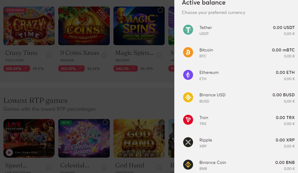 Bitcasino.io Wallet