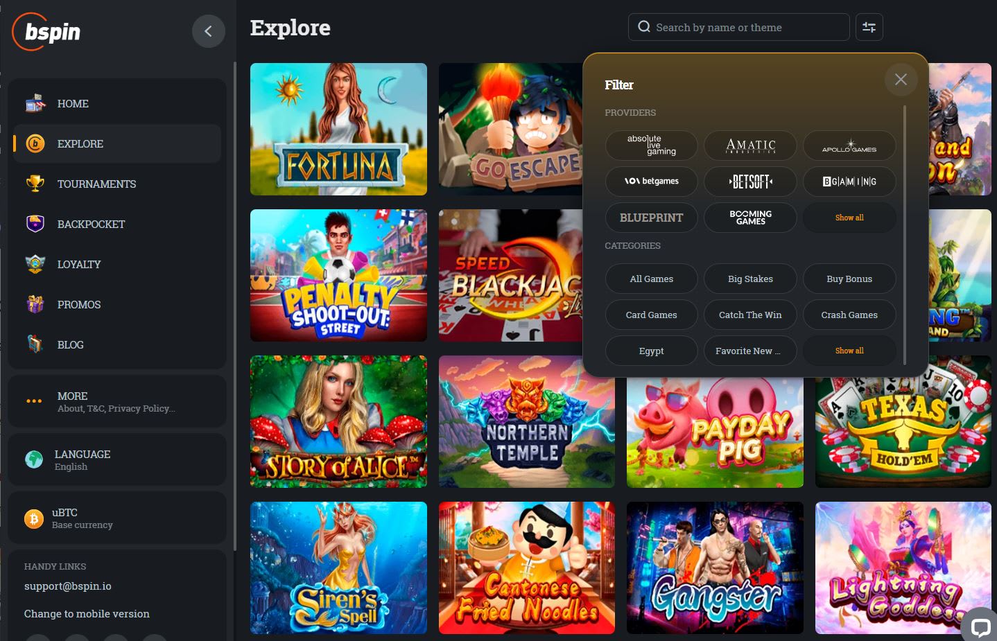 Bspin Crypto Casino (2023)