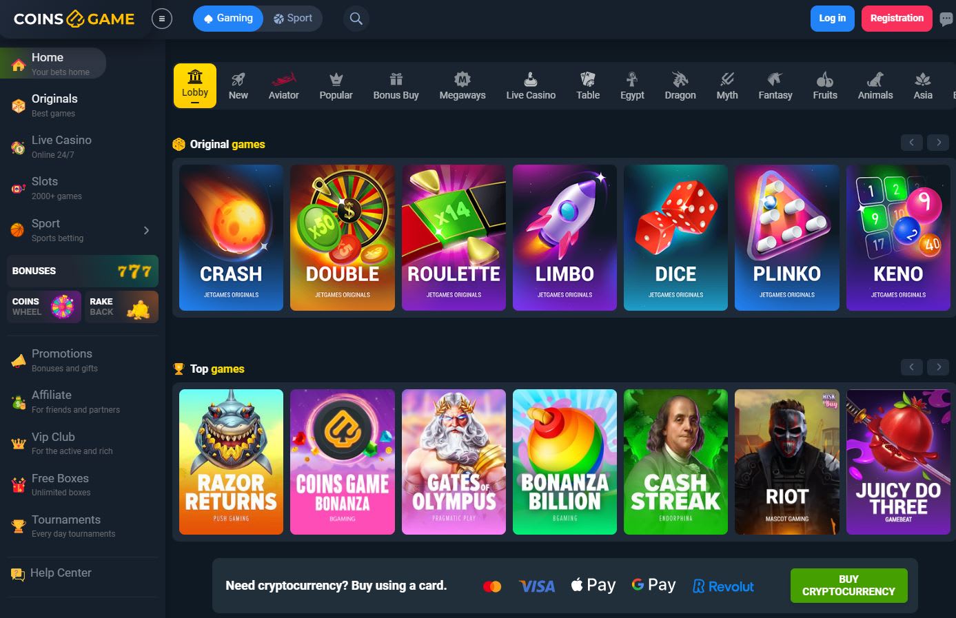 Coins Game Crypto Casino (2023)