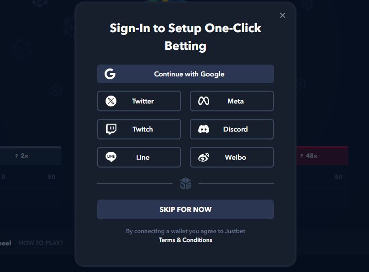 JustBet Smart Account - One-Click-Betting