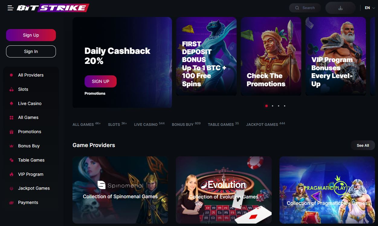 Bitstrike Crypto Casino (2023)