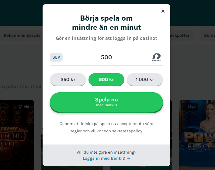 LuckyDays insättning (Brite)