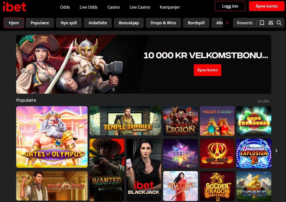 iBet Casino (Norge 2023)