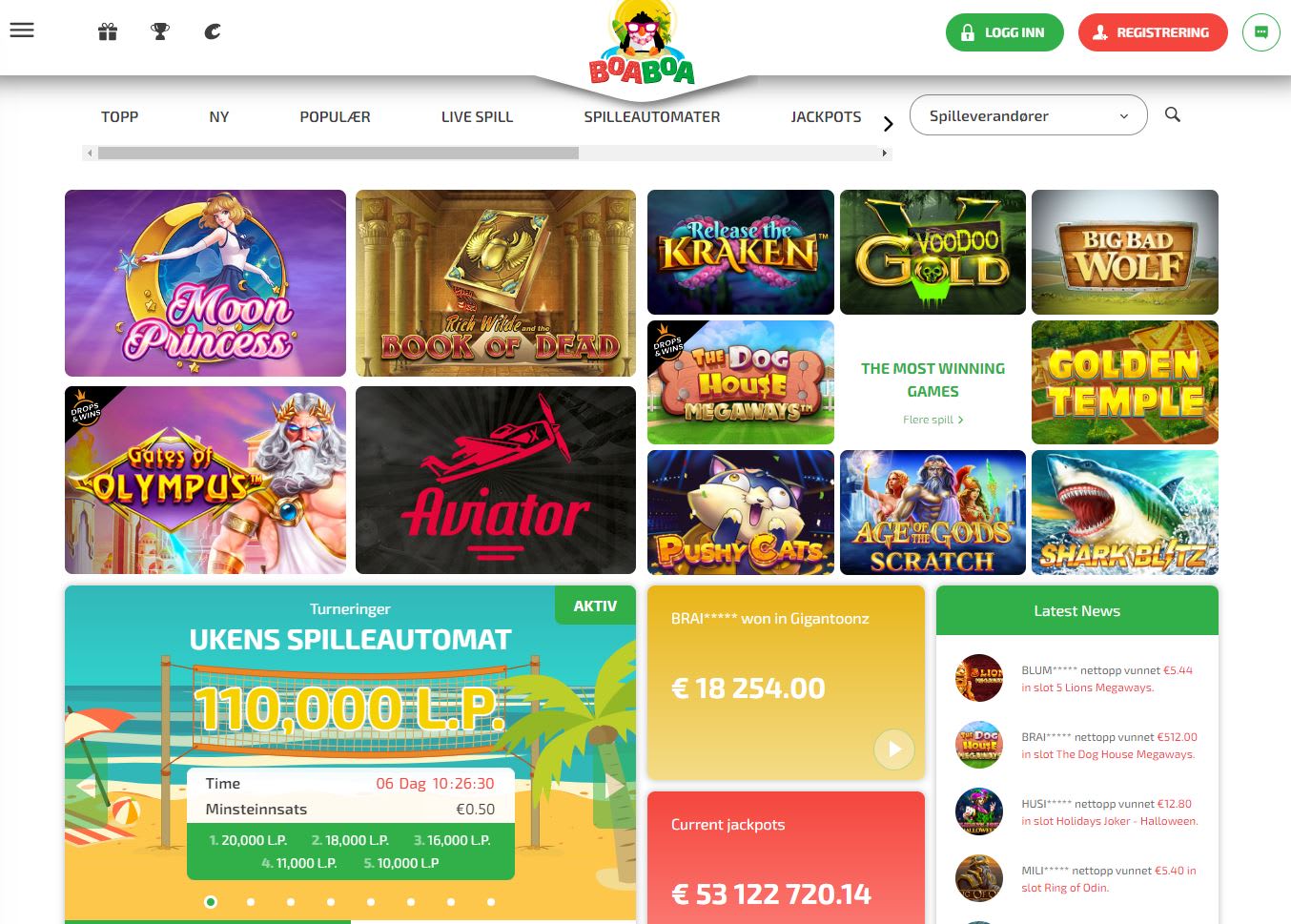 BoaBoa Casino Norge (2023)