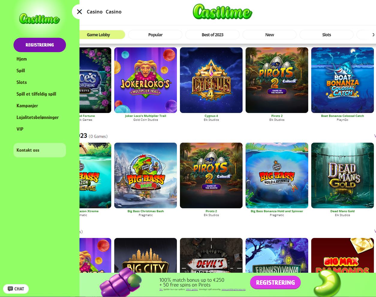 Casilime Casino Norge (2024)