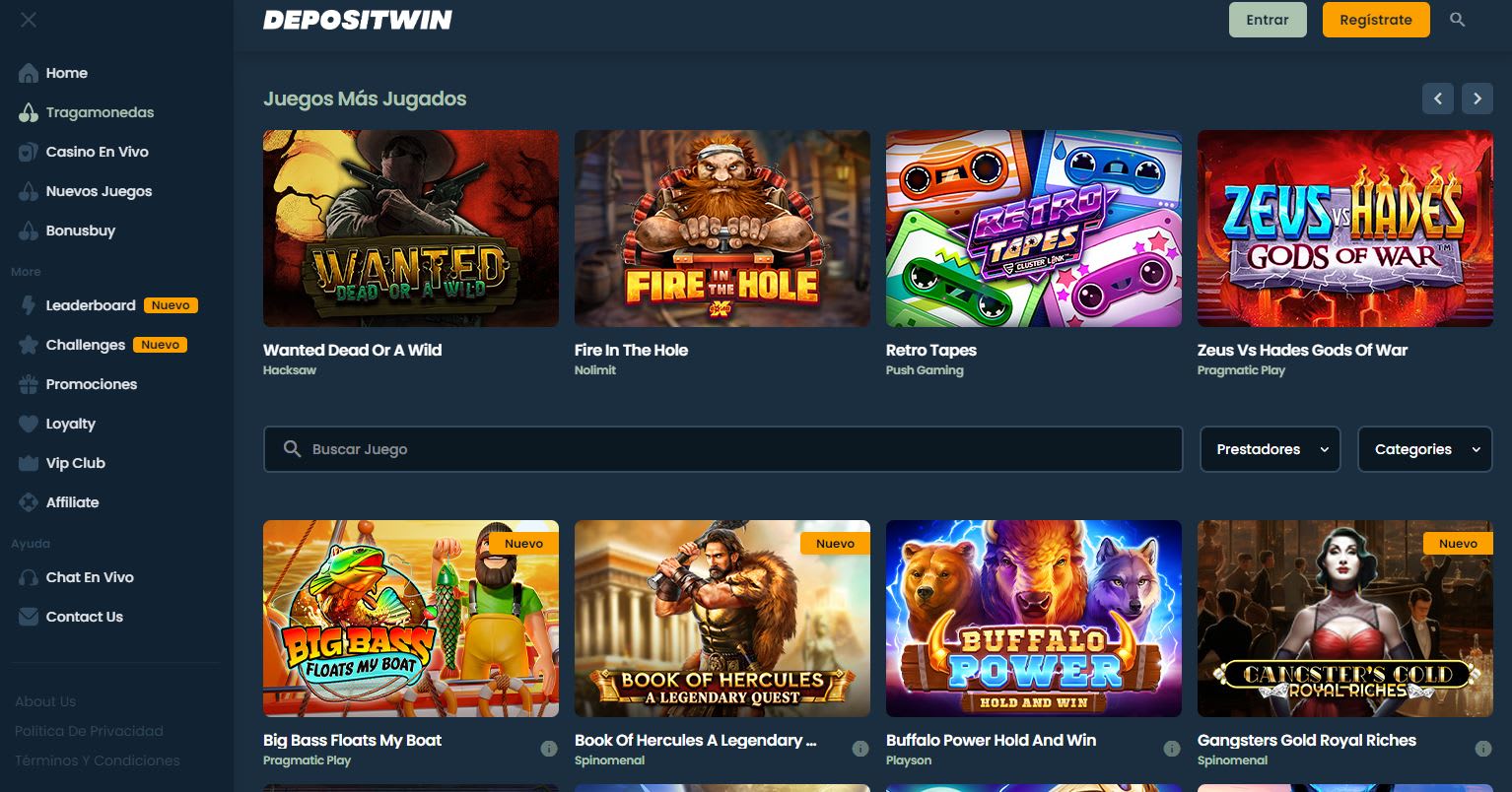 DepositWin Casino en Español