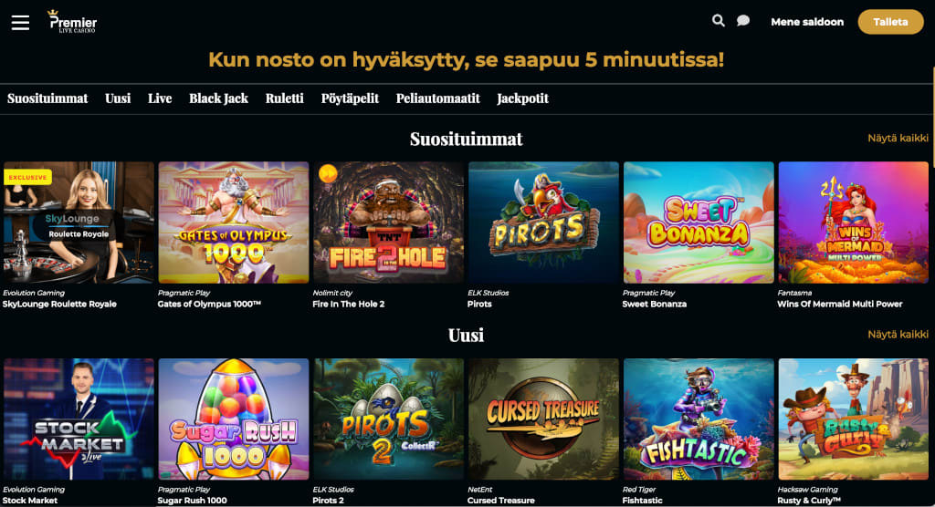 Premier Live Casino