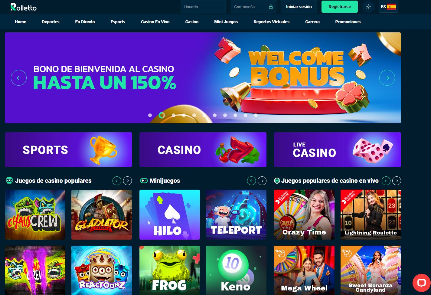 Rolletto Casino en Español