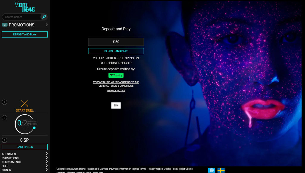 VoodooDreams Casino