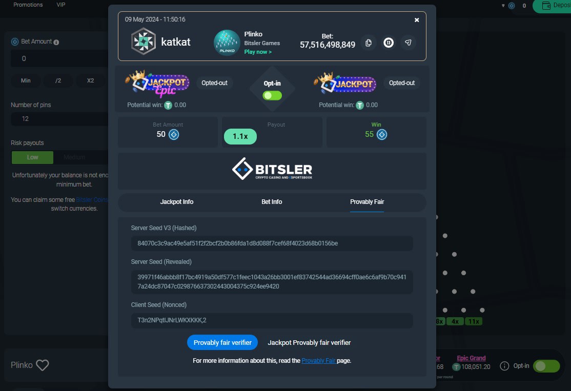 Provably fair: Image 2