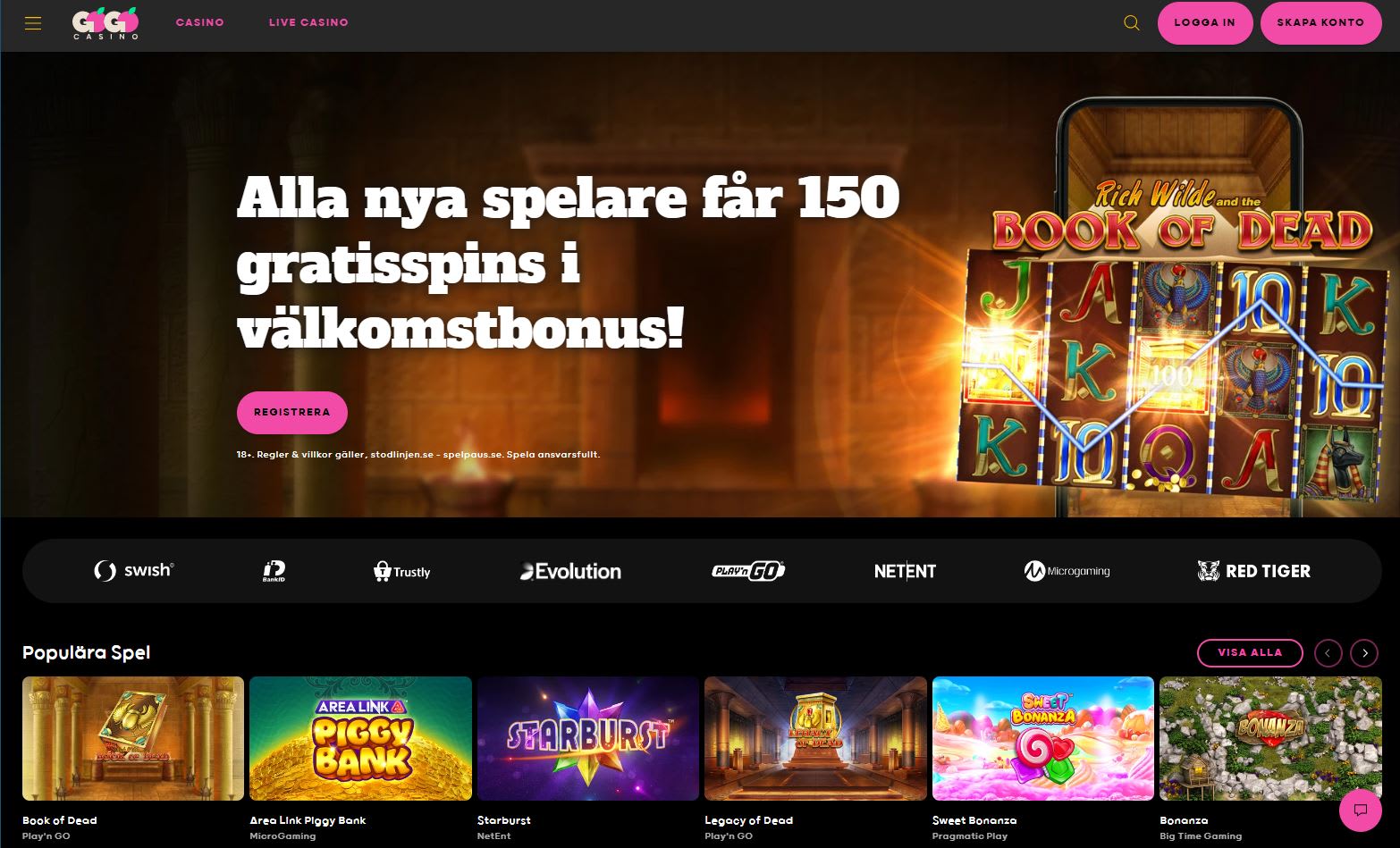 GoGo Casino Sverige 2024