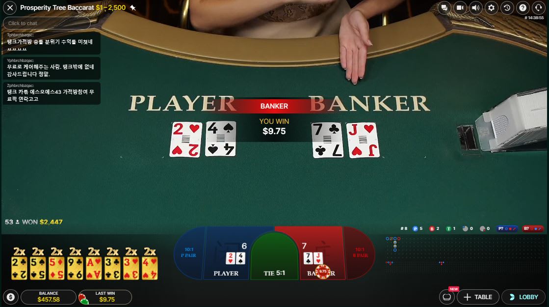 Evolution Prosperity Tree Baccarat