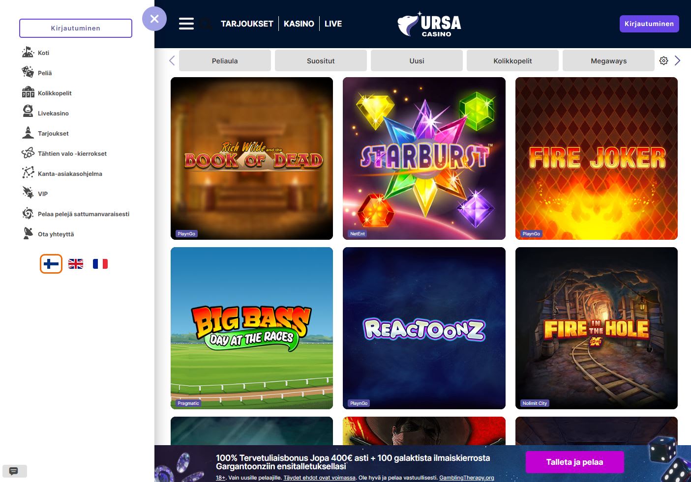 Ursa Casino Suomi 2024
