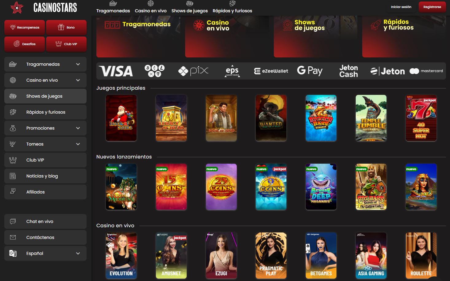 Casinostars Casino en Español
